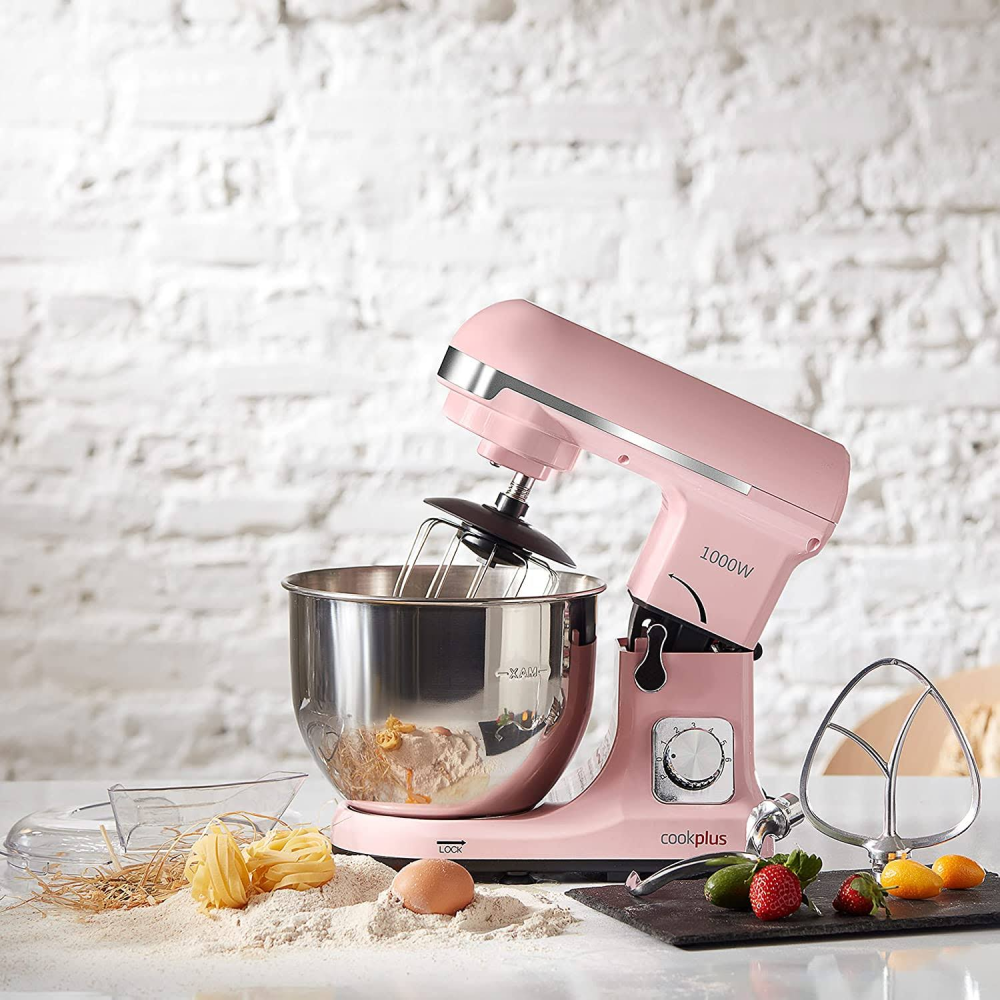 Cookplus Quick Chef 1001 Stand Mikser 1000W Mutfak Şefi Pink