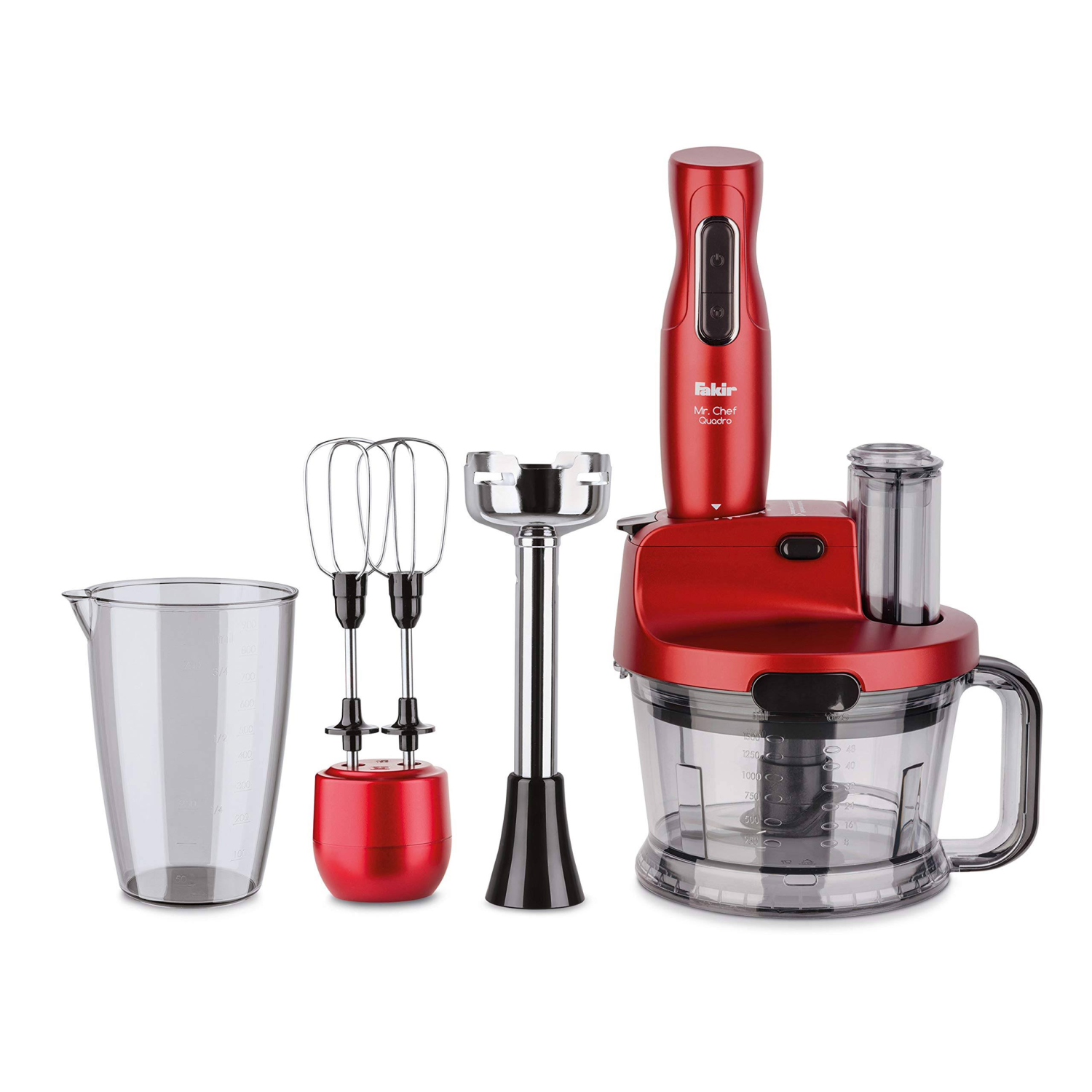 Fakir Mr Chef Quadro Blender Seti - Kırmızı