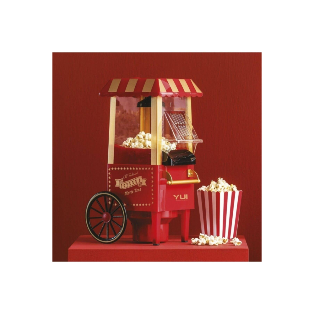 Yui M-99 1200W Popcorn Mısır Patlatma Makinesi Kırmızı