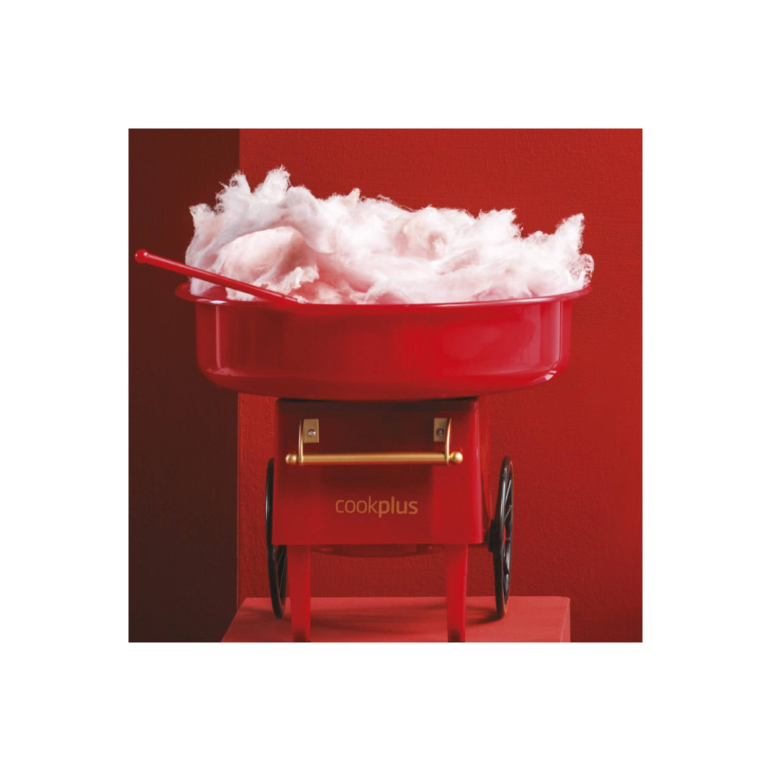 Cookplus Kırmızı Pamuk Şeker Makinesi