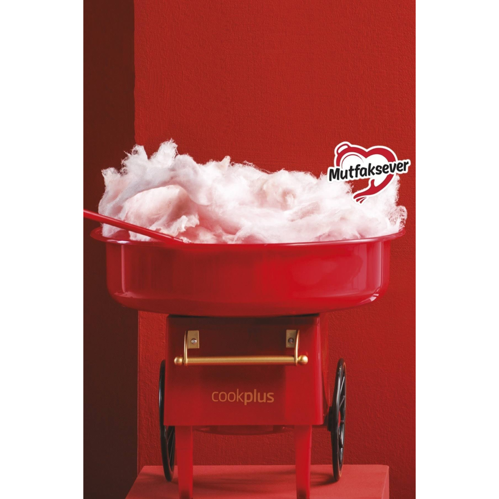 Cookplus Kırmızı Pamuk Şeker Makinesi