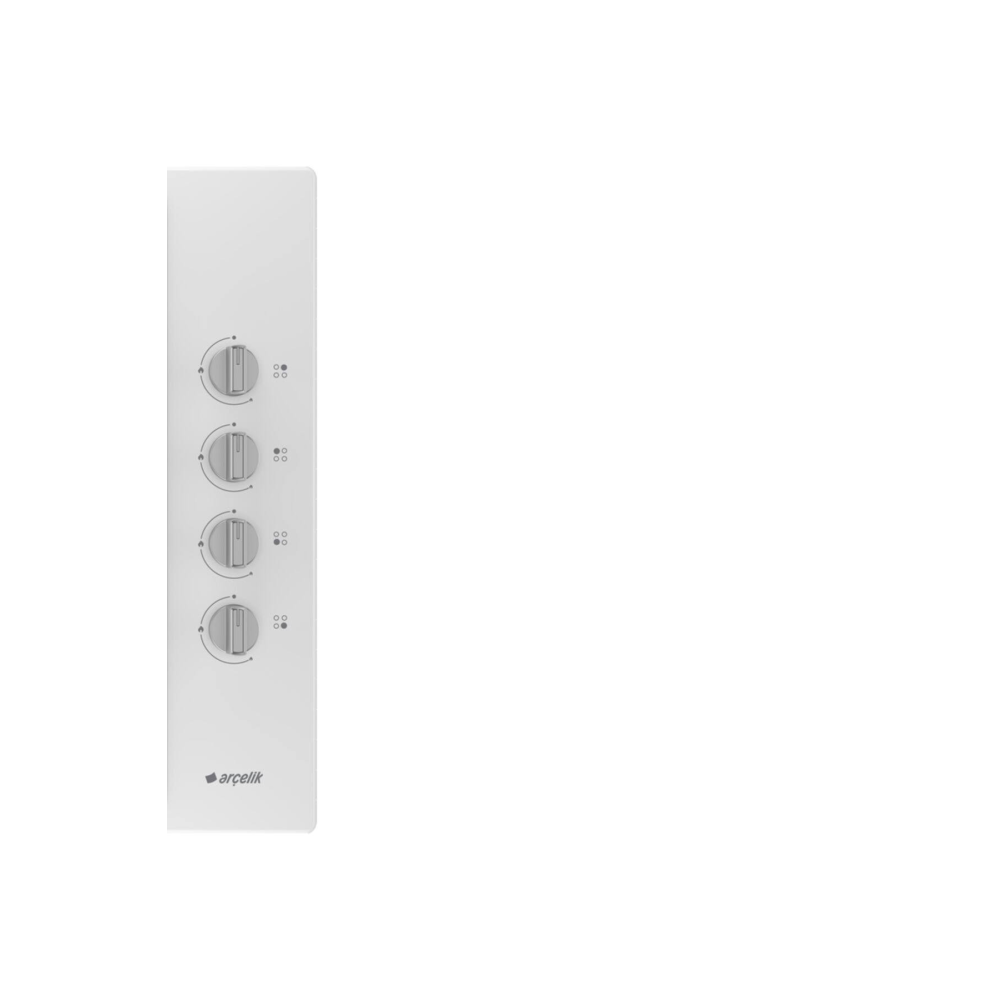 Arçelik Omd D 611 Eb Metal Ankastre Ocak