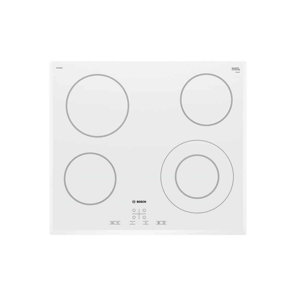 Bosch PKF652BB1E Elektrikli Ocak Beyaz