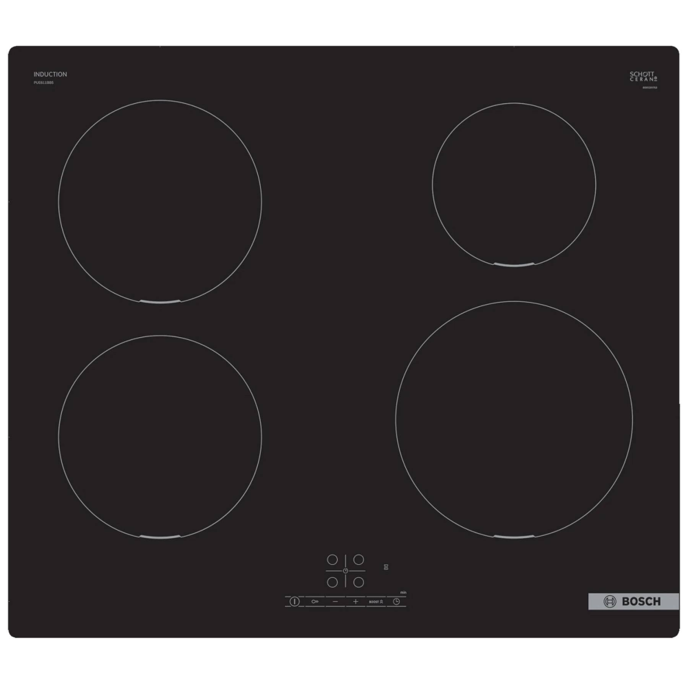 Bosch PUE611BB5E Siyah İndüksiyonlu Ankastre Ocak