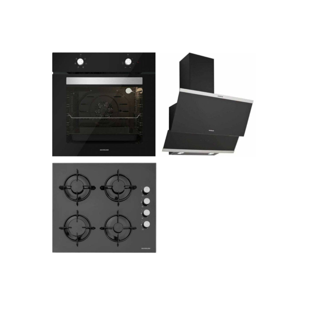 Silverline Siyah Ankastre Cam Set Bo6501b01 - Cs5349b01 - 3420 Classy