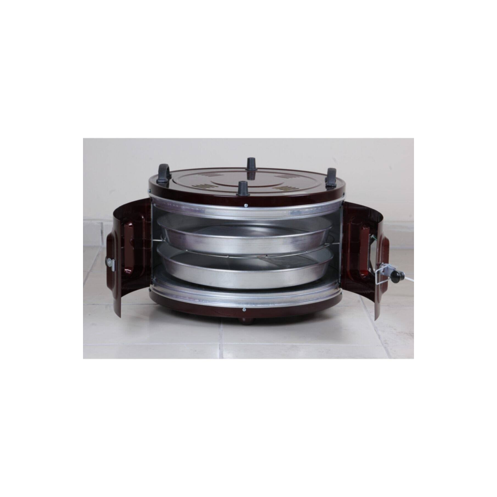 Yıldız Alüminyum Çiftli Davul Fırın Bordo