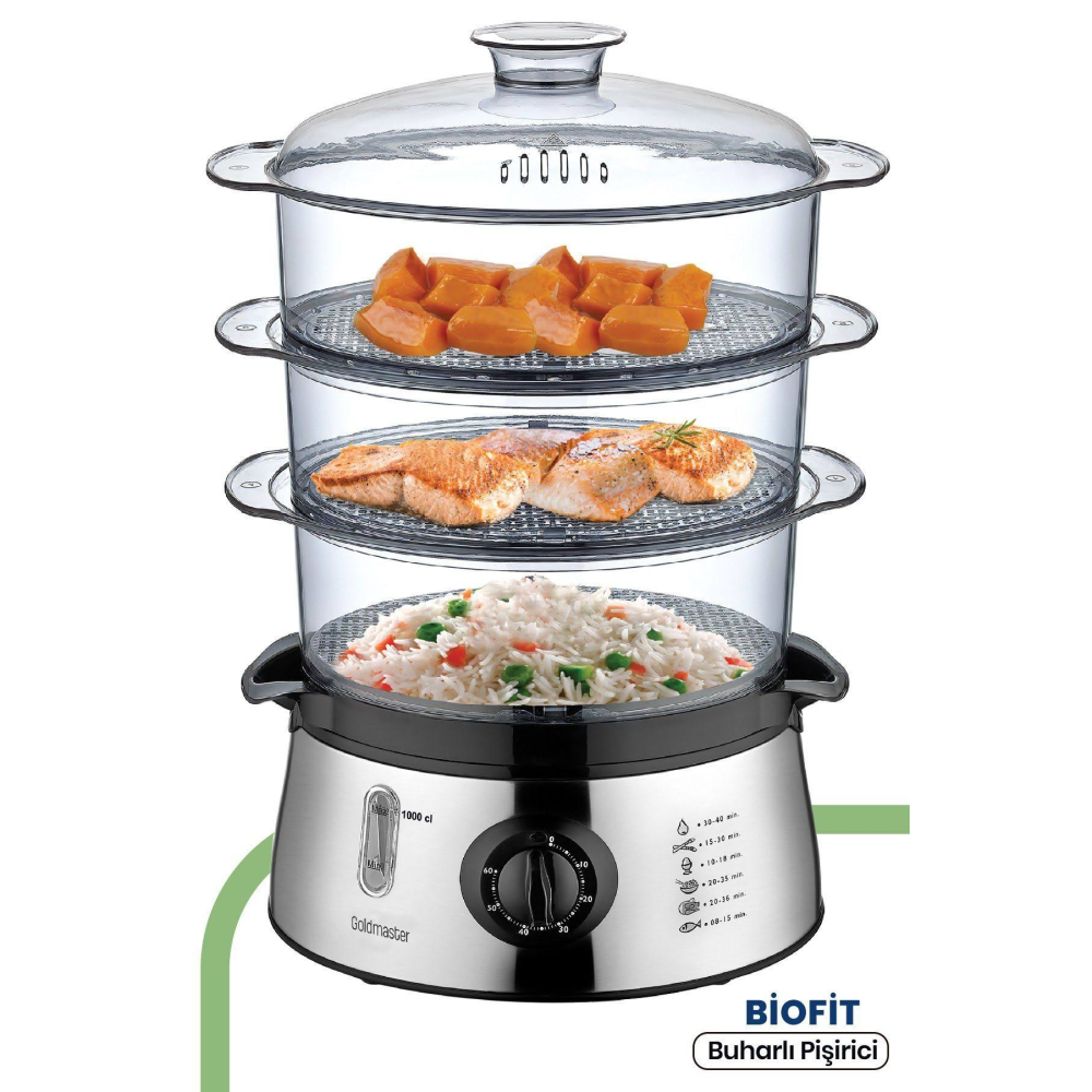 GOLDMASTER BioFit Buharlı Pişirici