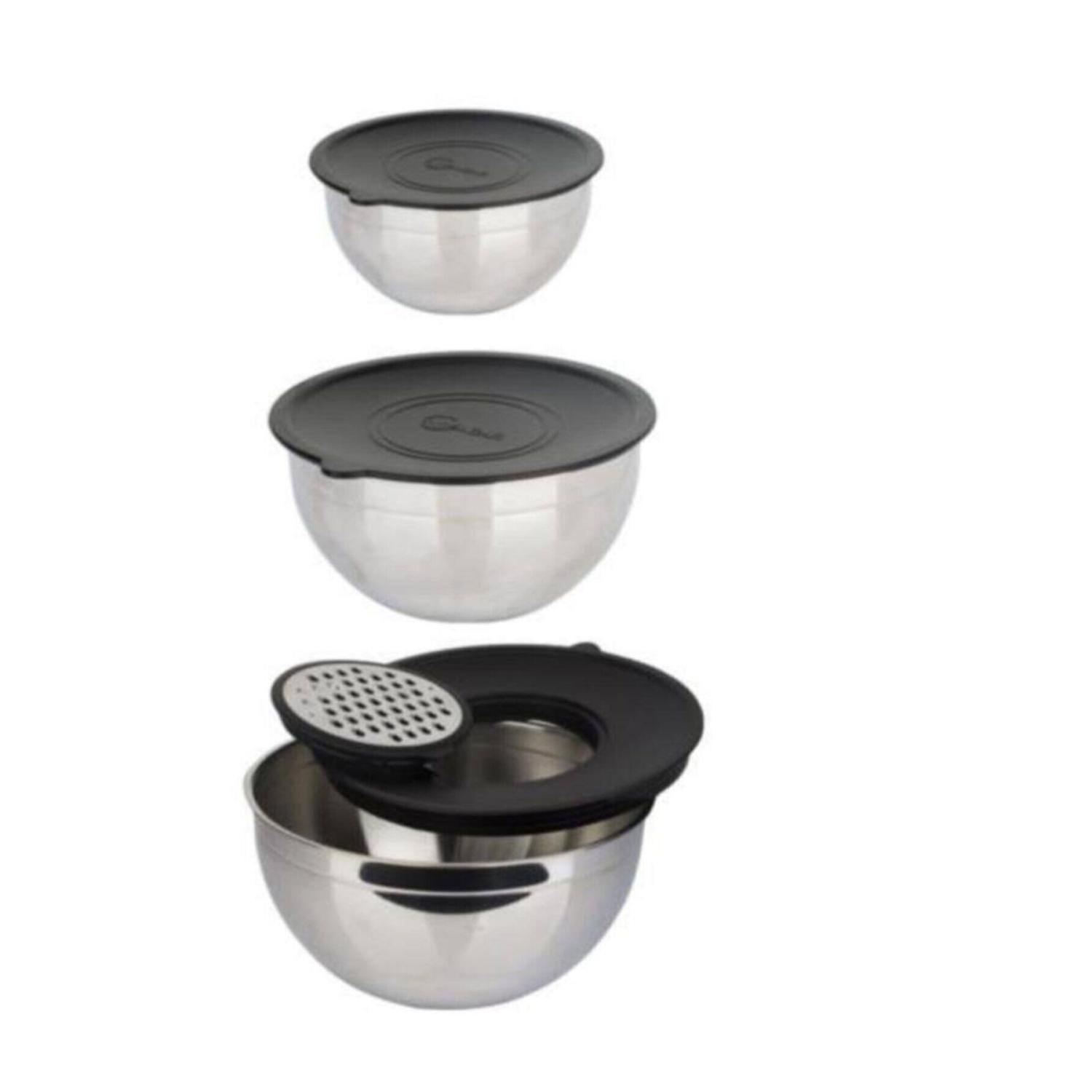 Acar Karat 17120 Çelik Rendeli Karıştırma Kabı 9 Parça