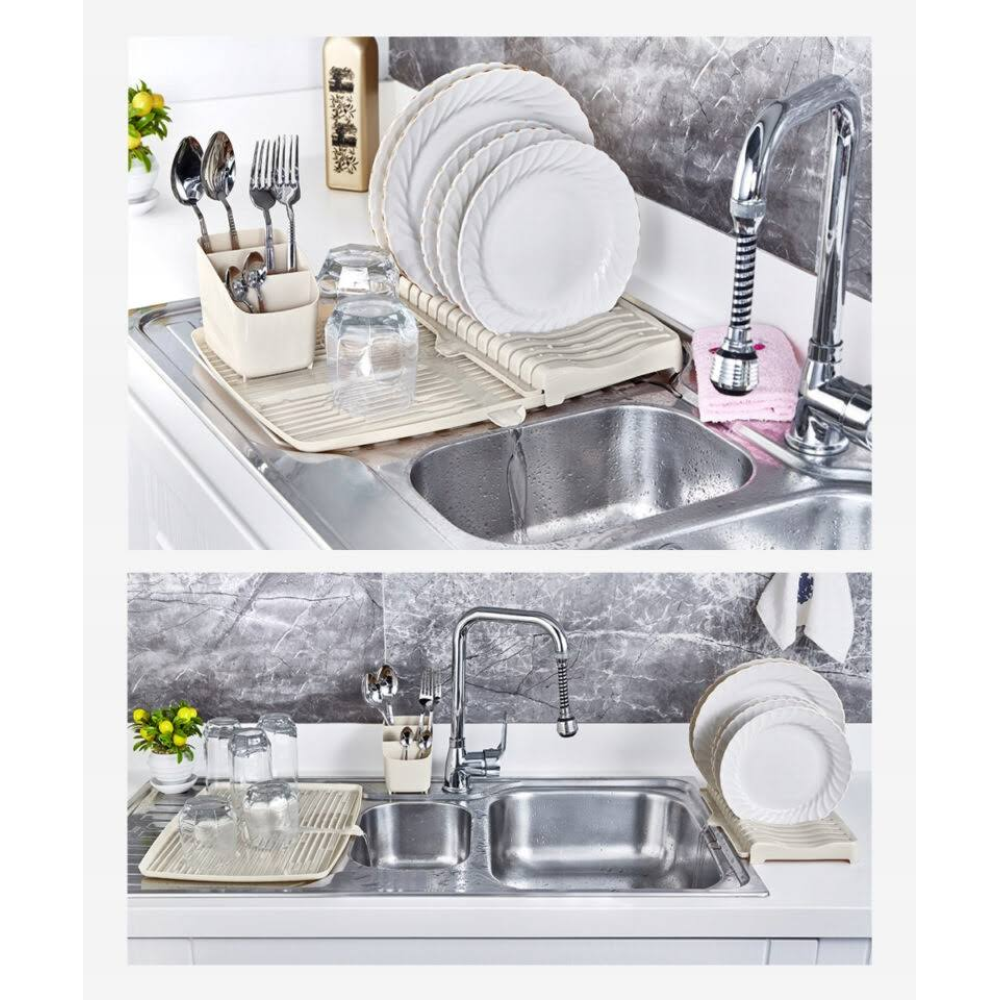 Flovi 3Lü Modern Tabaklık Bulaşıklık Terra