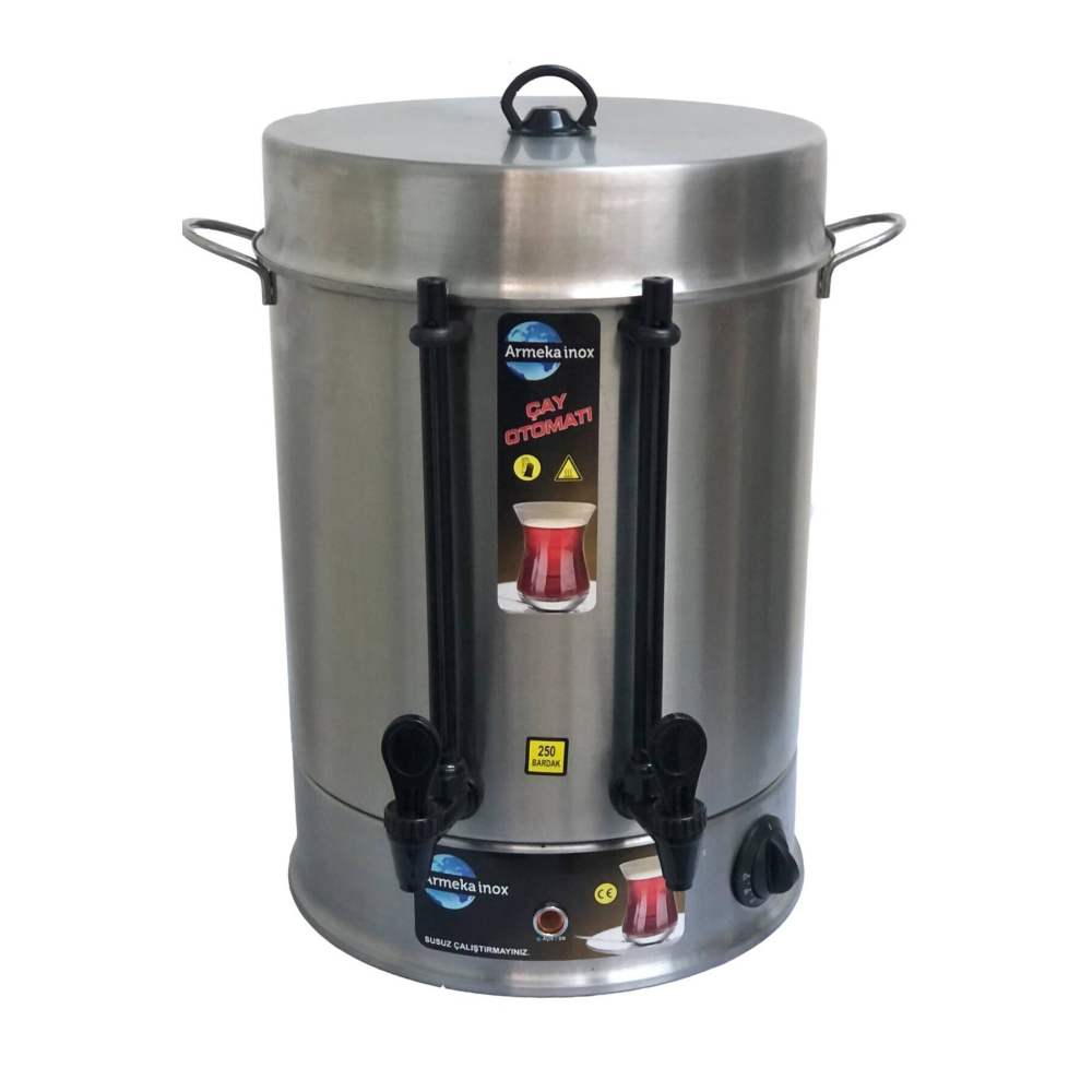 Armeka Çay Makinesi Otomatı Semaver 250 Bardak