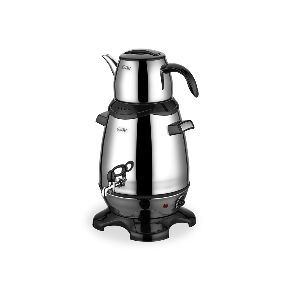 Schafer Teedel Elektrikli Semaver Siyah