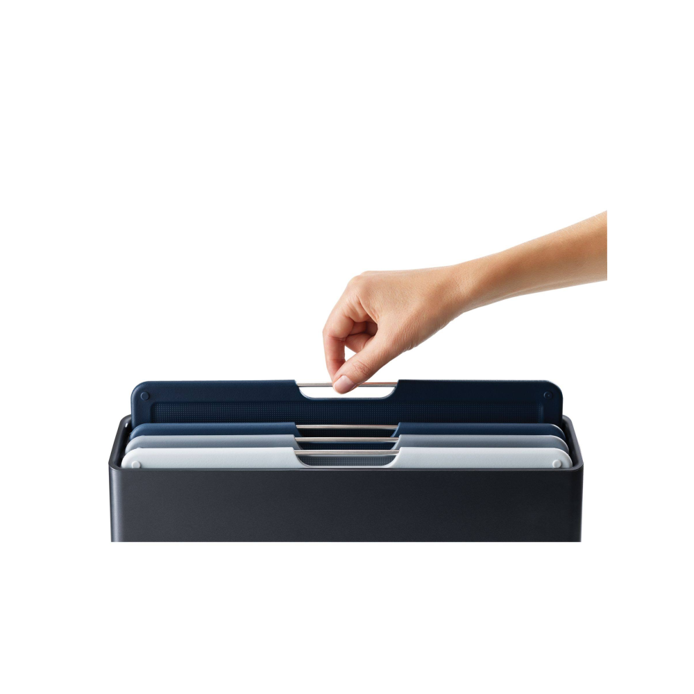 Joseph & Joseph 60187 Folio Kesme Tahtası Seti-Gümüş