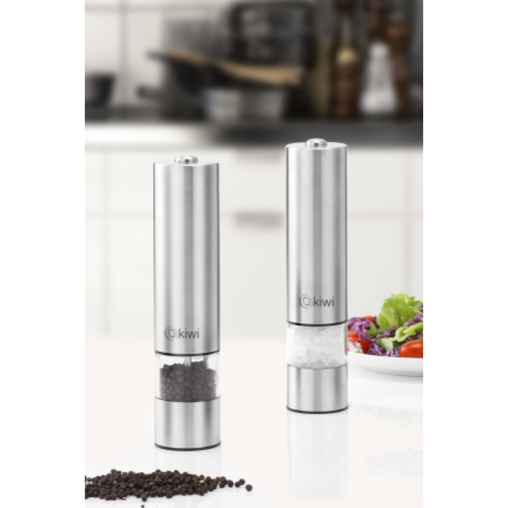 Kiwi 4806 Pilli Led Işıklı Otomatik Tuz Karabiber Değirmeni