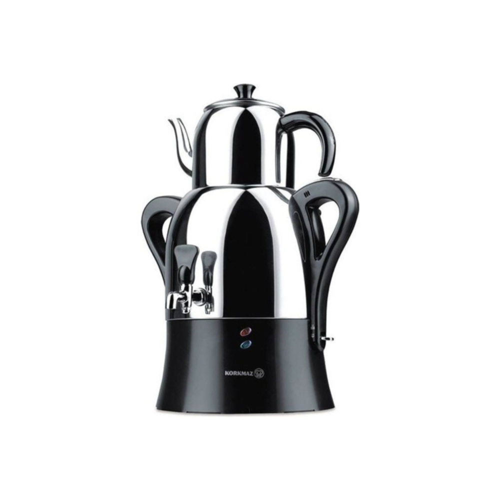 Korkmaz A341-04 Siyah Çaykolik Semaver