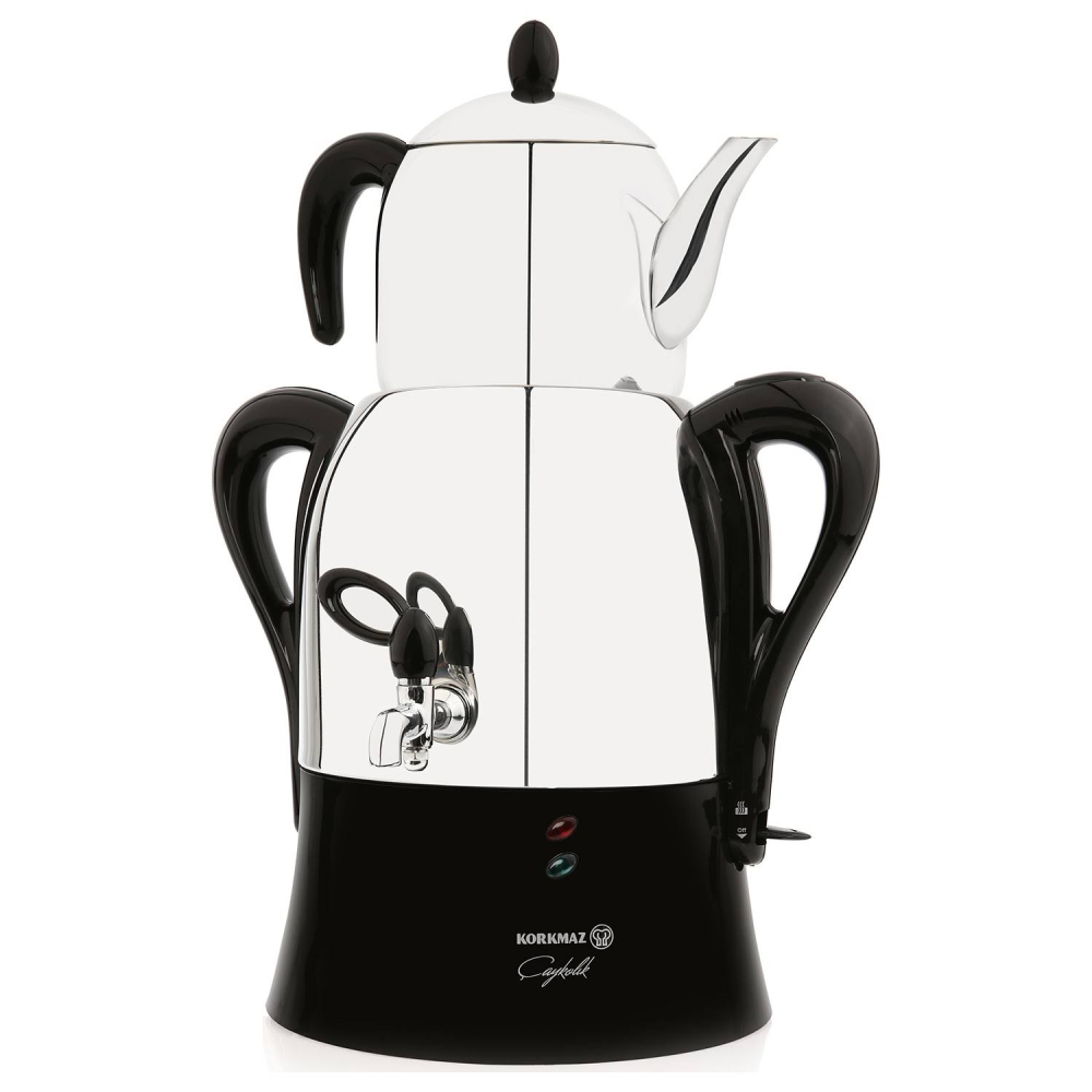 Korkmaz A341-04 Siyah Çaykolik Semaver