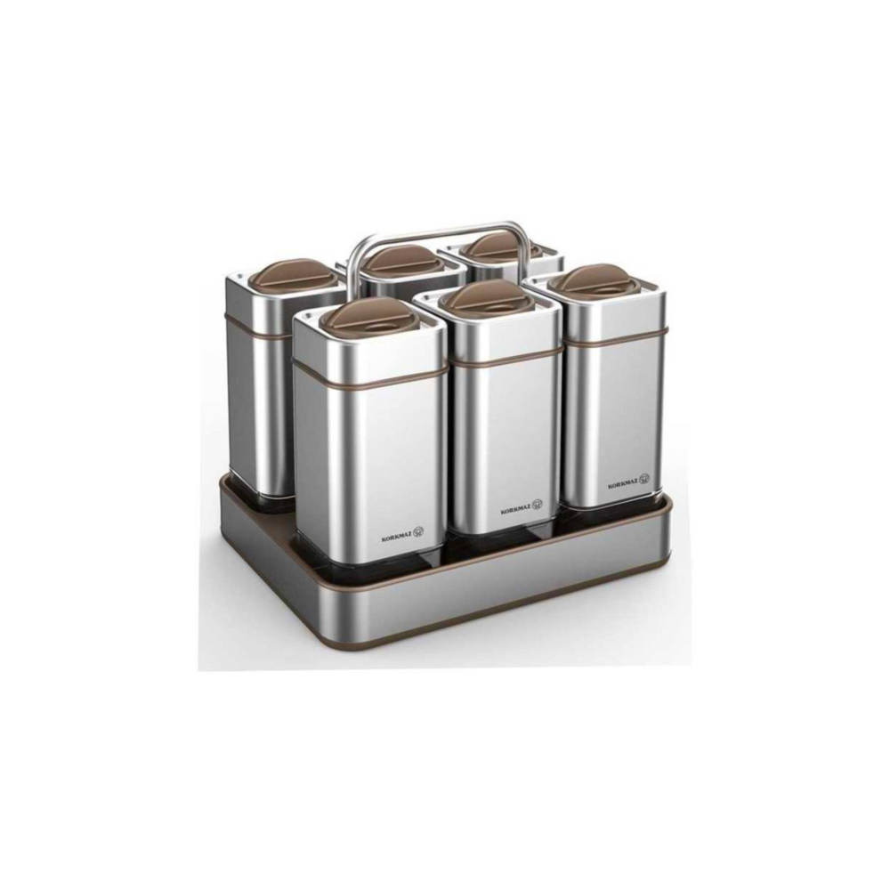 KORKMAZ Stora Satin 6lı Baharat Seti