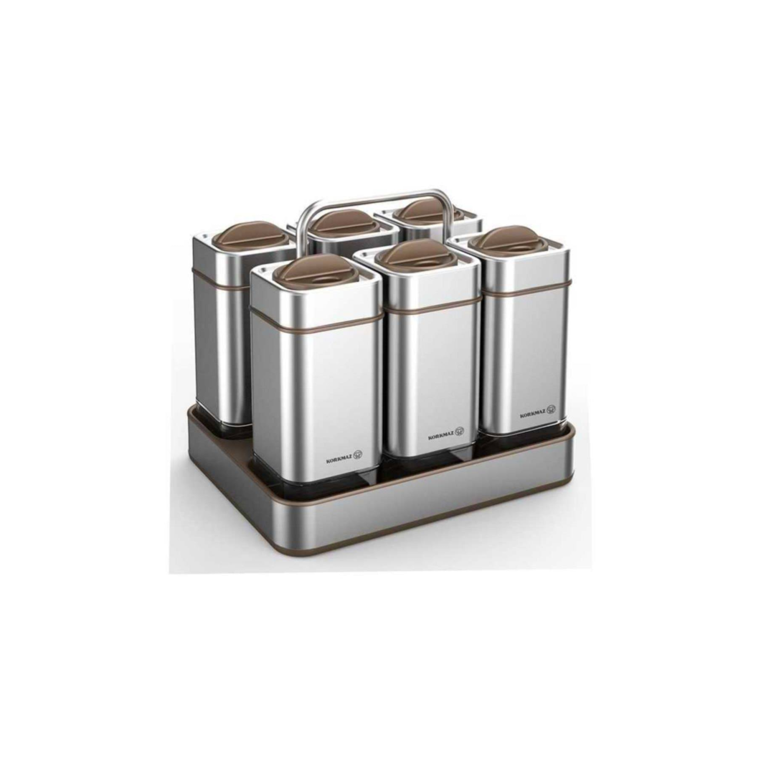 KORKMAZ Stora Satin 6lı Baharat Seti