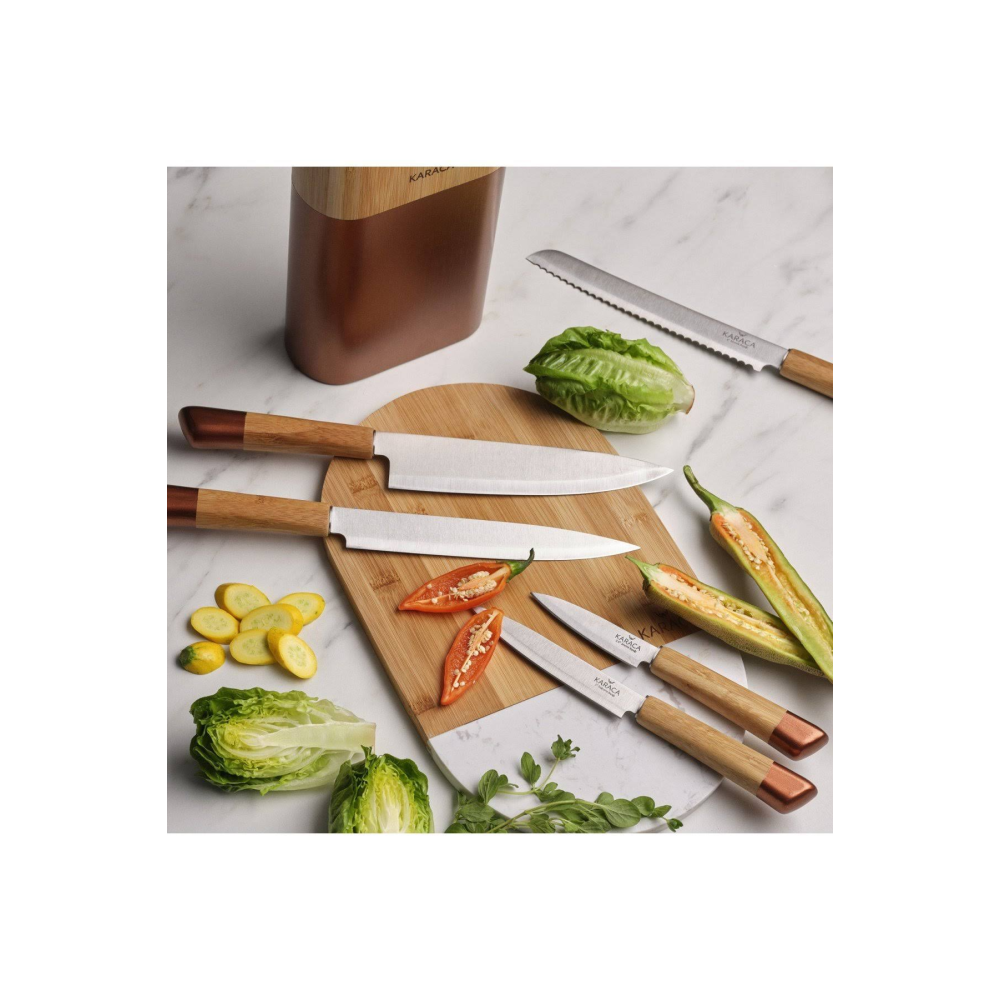 Karaca Maple Rosegold 6 Parça Bıçak Seti