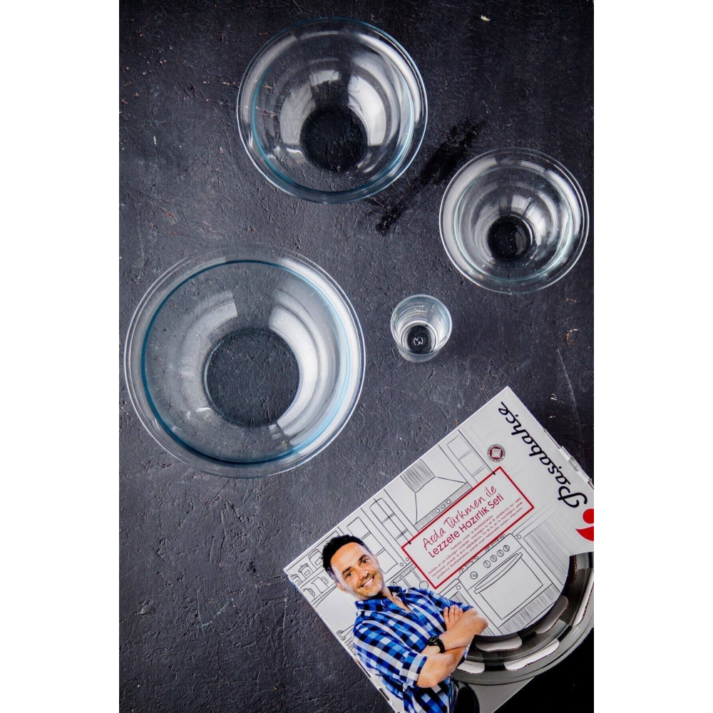 PAŞABAHÇE 4 PARÇA ARDA TÜRKMEN HAZıRLıK SETI