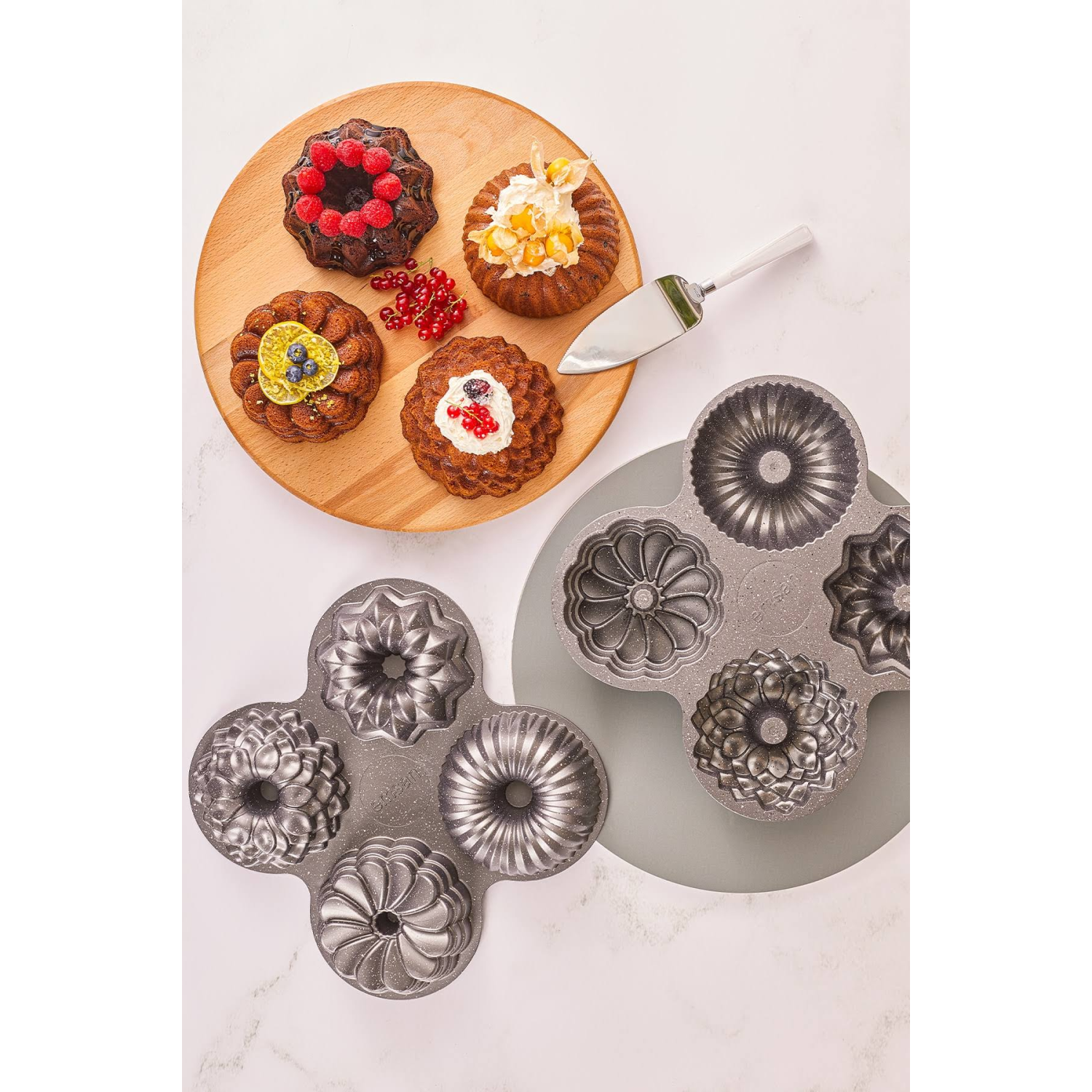 Emsan Griss One Four Gri Kek Kalıbı