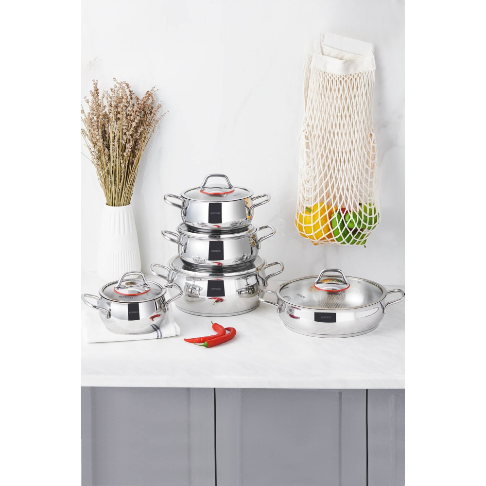 Karaca Emirgan 10 Parça Tencere Seti