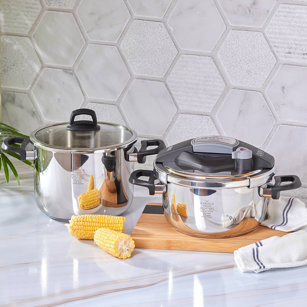 Karaca Perfect Gray Düdüklü Tencere Seti