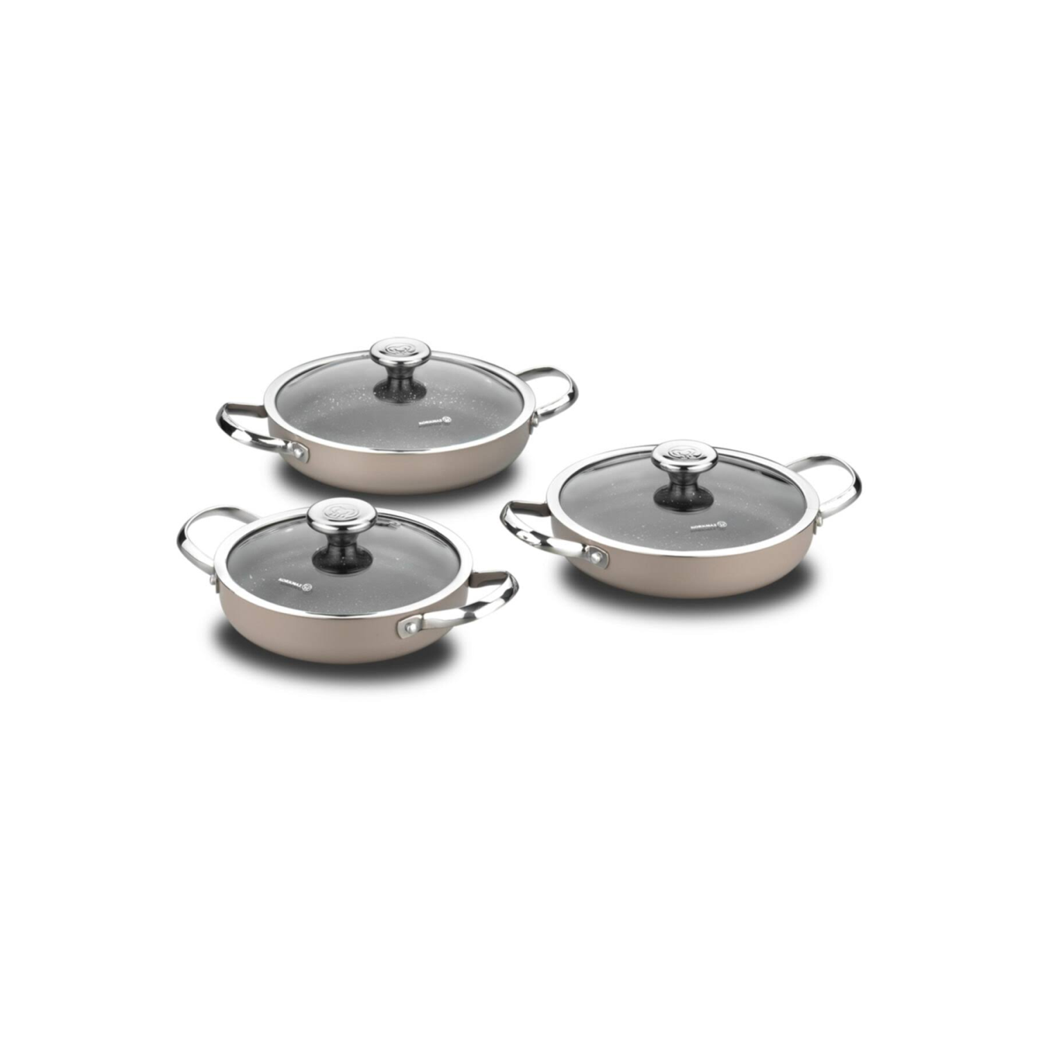 KORKMAZ A1356 Zeta 6 Parça Omlet Set Bej