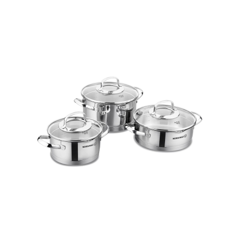 KORKMAZ Steama 6 Parça Tencere Seti