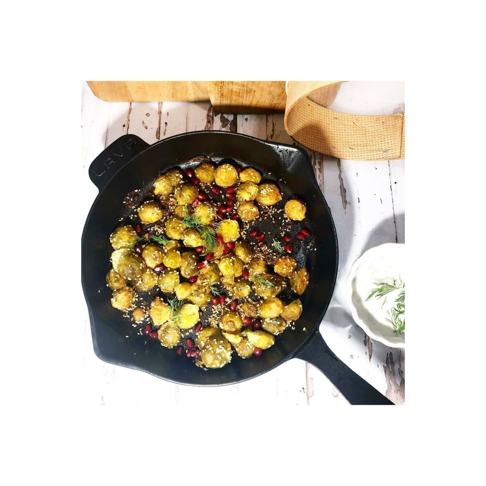 Lava Yuvarlak Kızartma Tavası 28 cm. Metal Saplı