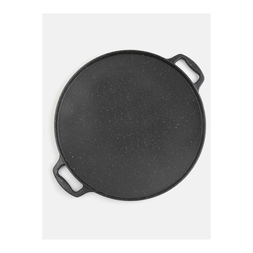 Taç-6322 Gravita Döküm Izgara Ve Gözleme Tepsi 36cm Siyah