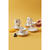 Karaca Nostalji 6 Kişilik Kahve Fincan Takımı 80 Ml Beyaz