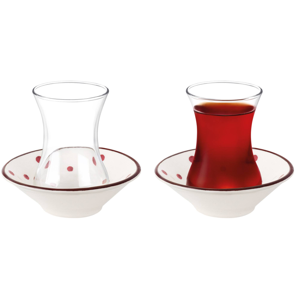 Madame Coco Vıe Rouge Sauvage 8'li Çay Seti