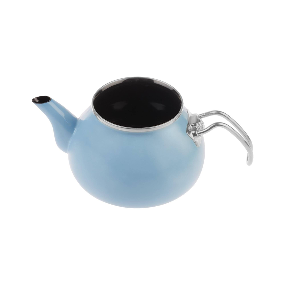 Emsan Celine Midi Emaye Baby Blue Çaydanlık Takımı