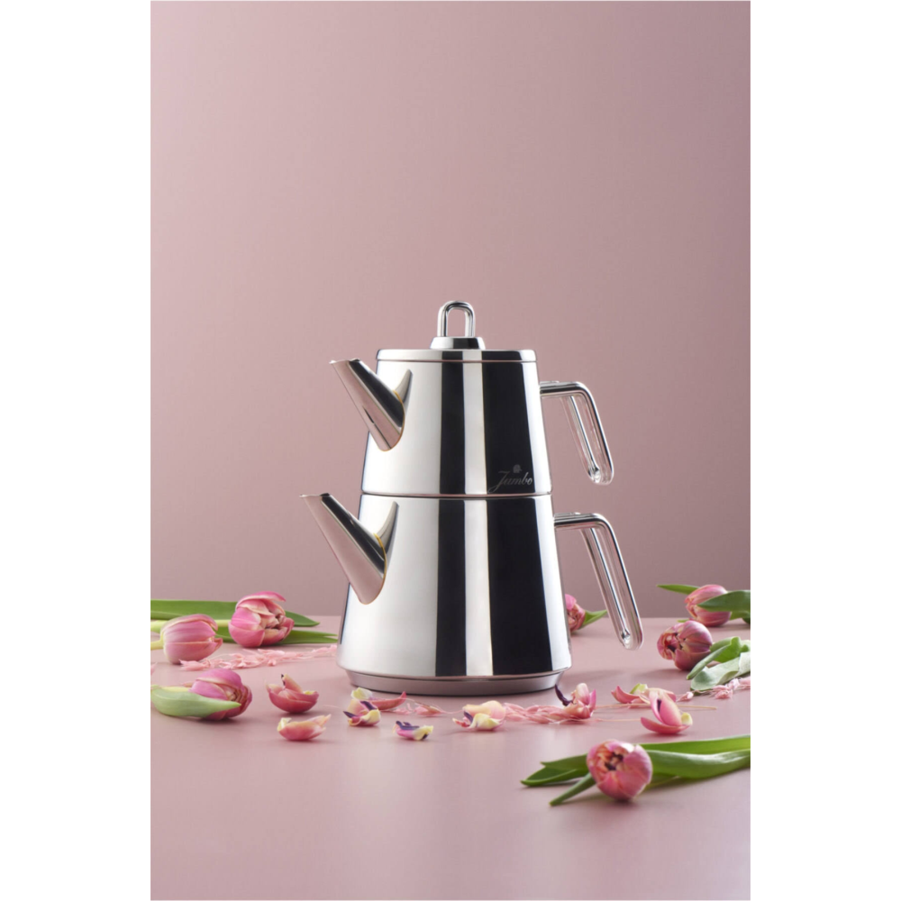 Jumbo 500.01.01.8214 Doha Çelik Çaydanlık