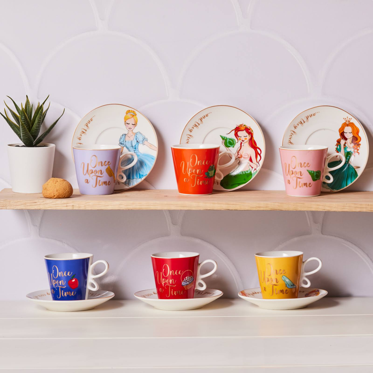 Karaca Fairy Tale 6 Kişilik Kahve Fincan Takımı 80 Ml