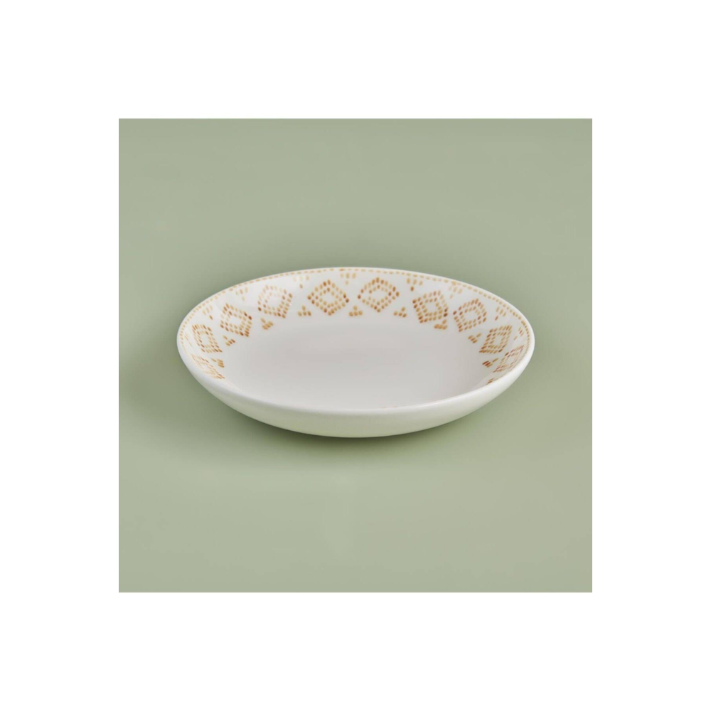 Bella Maison Native Seramik Yemek Tabağı 6'lı Sarı (20 CM)