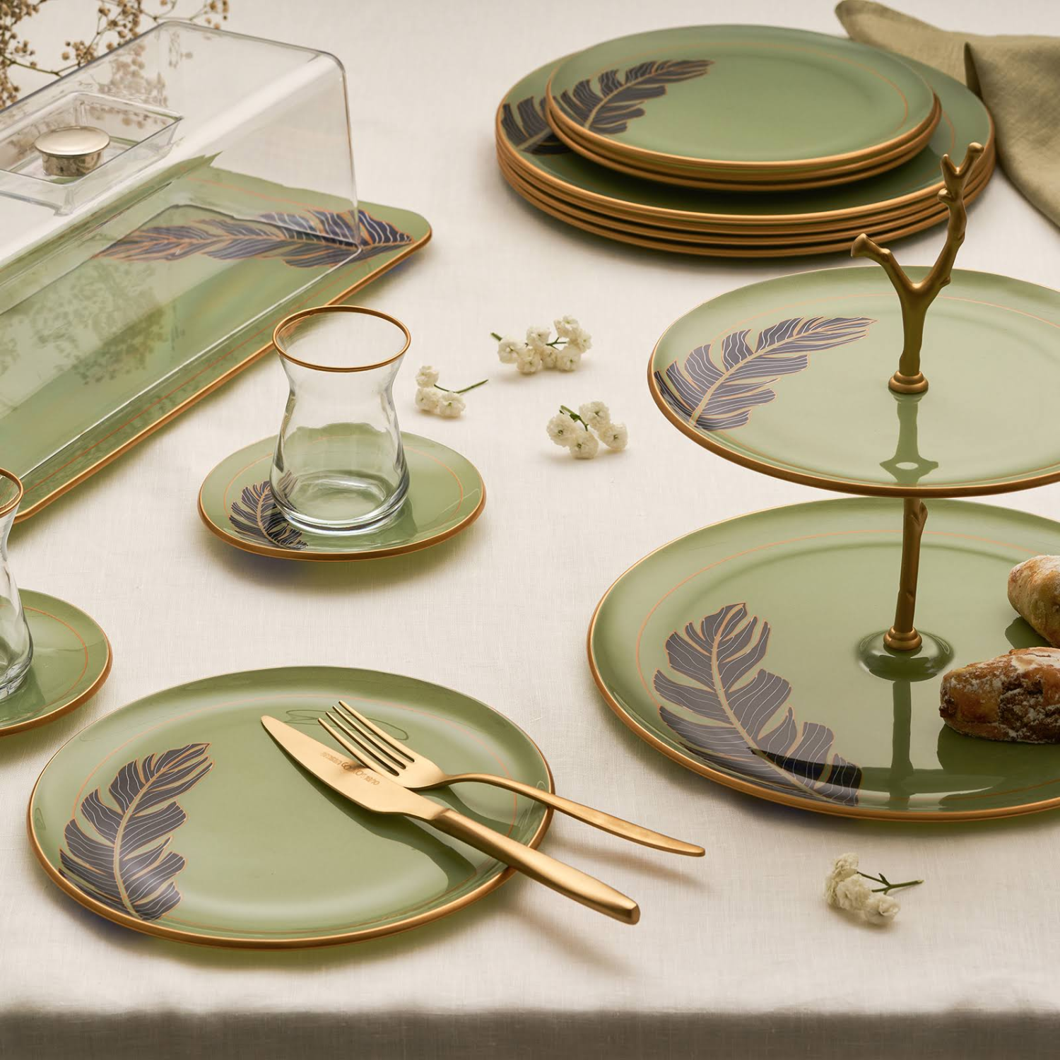 Emsan Greeny 4 Parça Tatlı Seti