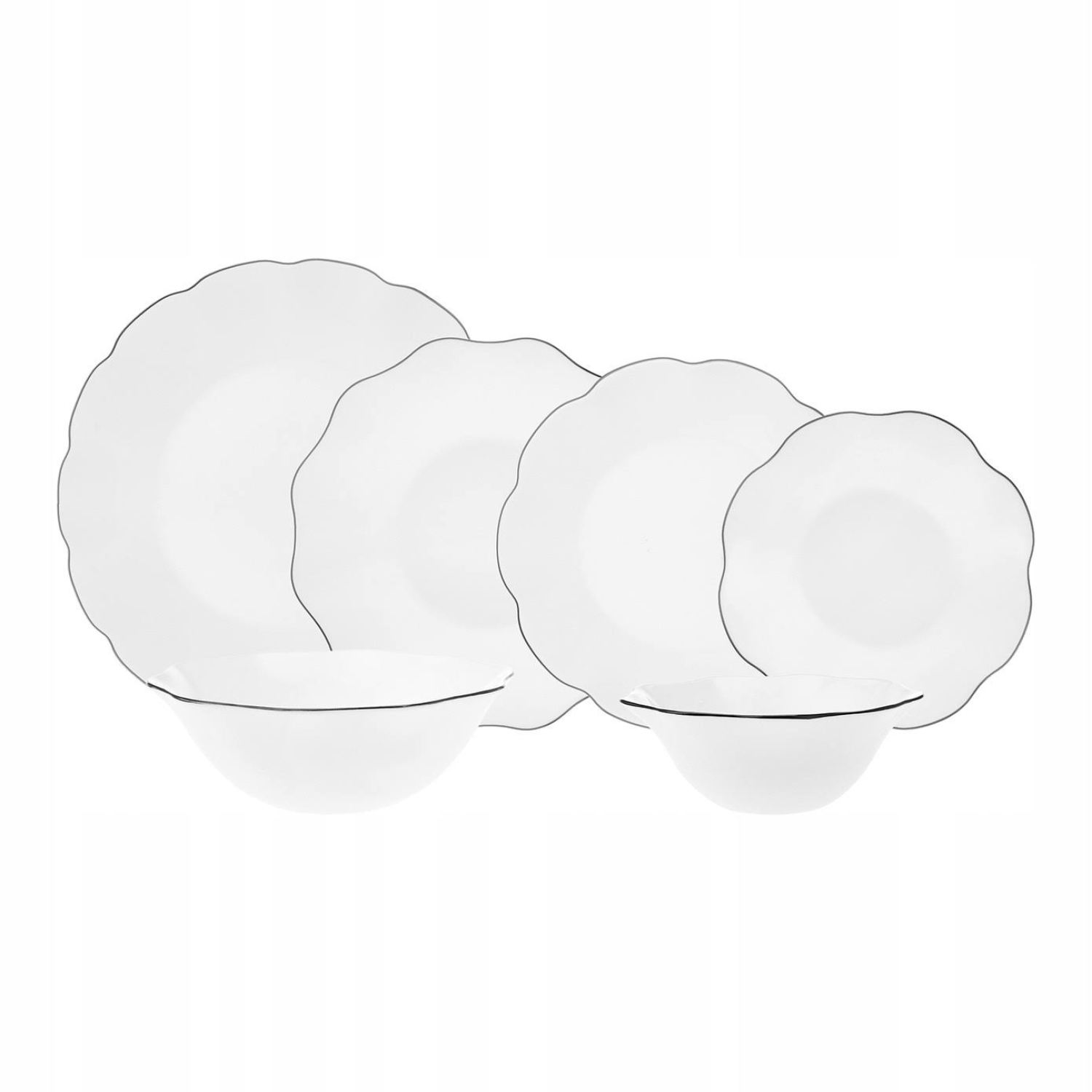 Karaca Lina 26 Parça 6 Kişilik Cam Yemek Takımı