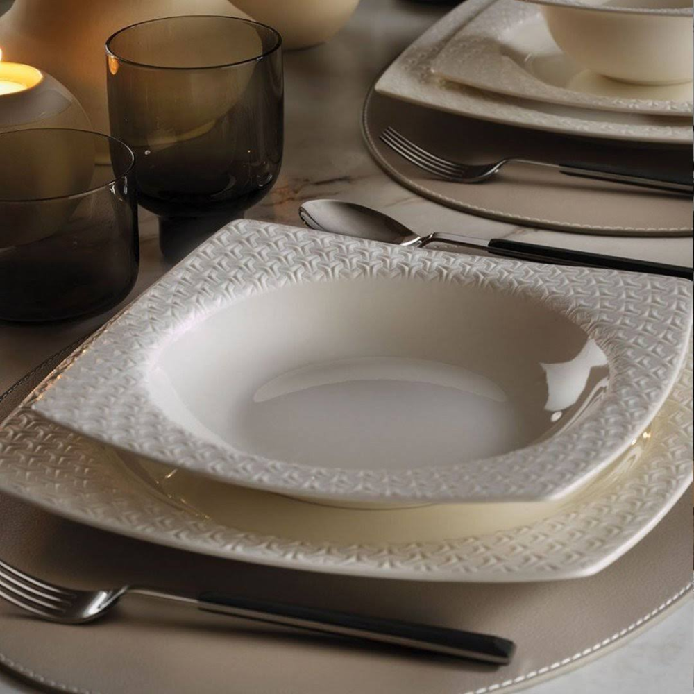 Kütahya Porselen Bone Versa 24 Parça Yemek Takımı BNVRS24Y200