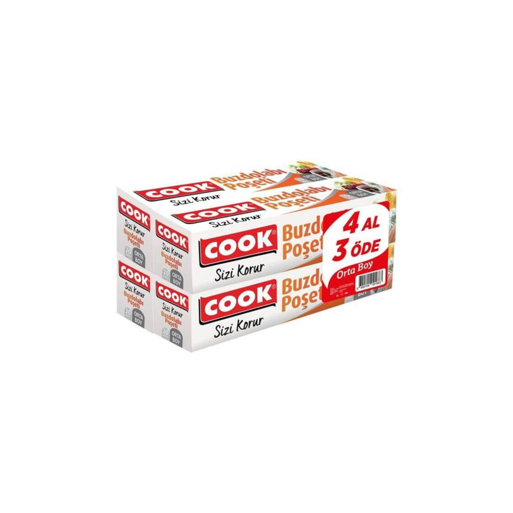 Cook Buzdolabı Poşeti Orta Boy