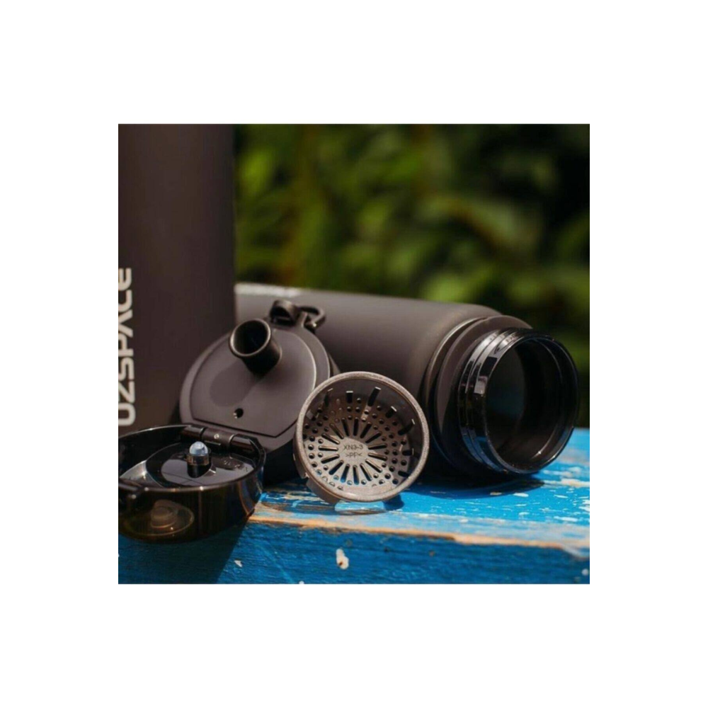 Uzspace 3026 Tritan Matara 500 ml Siyah