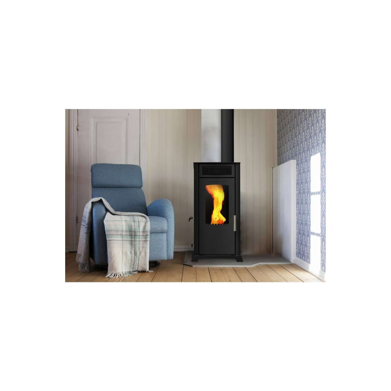 BABA'S BBQ Baba's Soba-pelet Ve Odun Sobası-eco 8kw