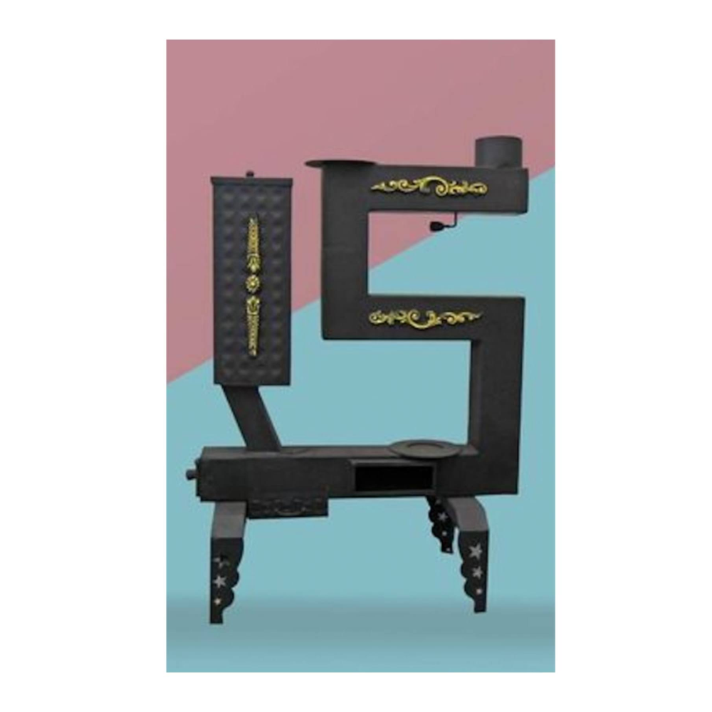 GOLDSUN Sansun Orjinal Pelet Sobası Elektriksiz Roket Soba, Ev ,kafe, Bar Ve Kış Bahçesi Z Tip