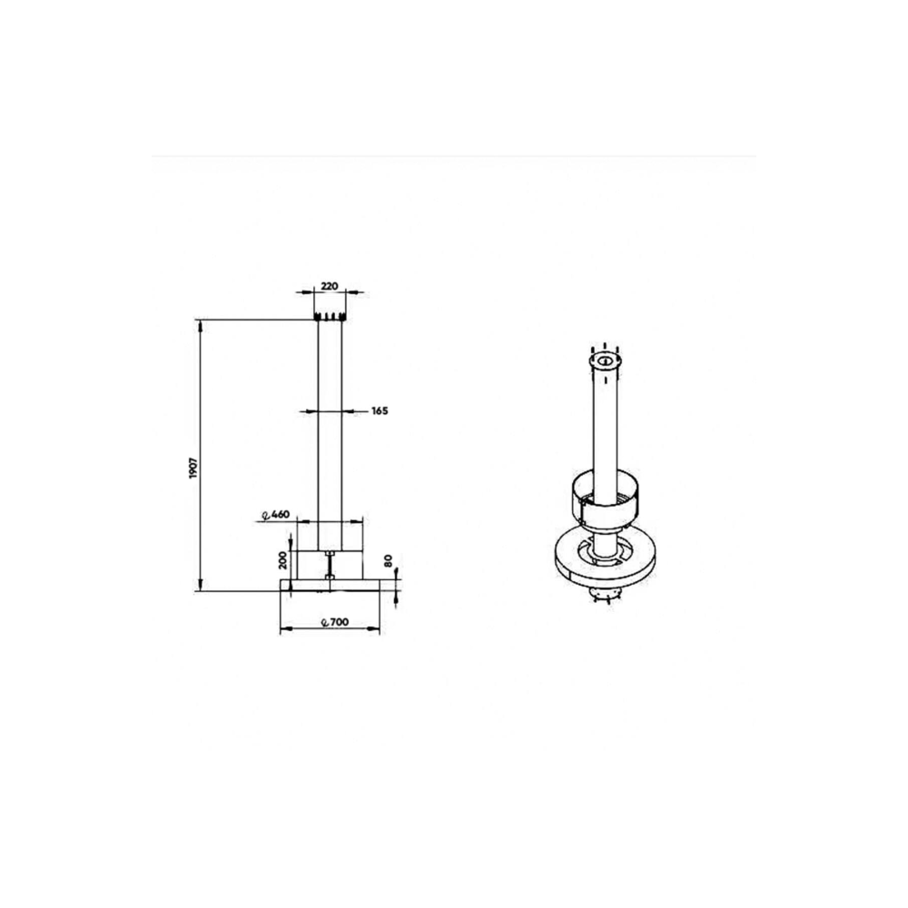 KORFLAME Soff Bacasız Şömine