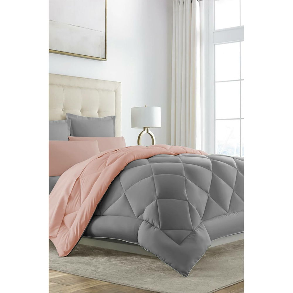 Alla Turca Çift Taraflı Lux Uyku Seti Çift Kişilik - Pudra