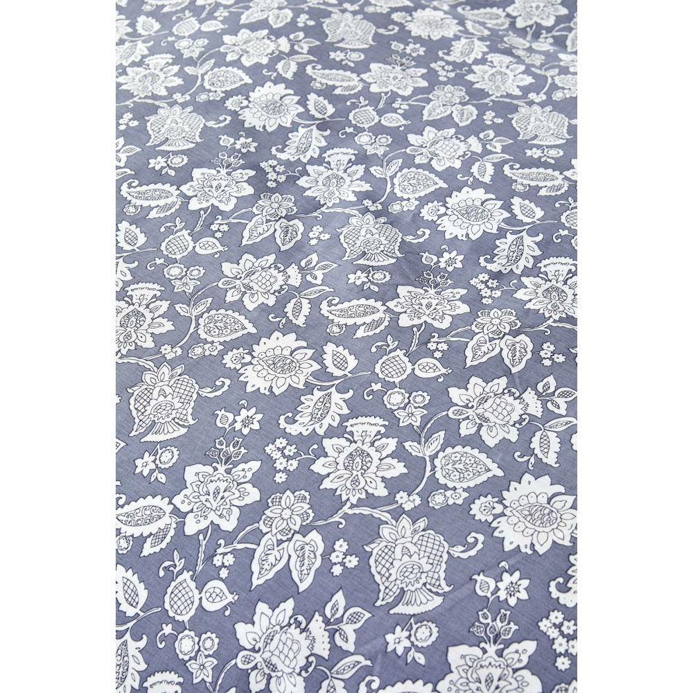 Karaca Home Celerina Mavi Pamuk Çift Kişilik Nevresim Takımı