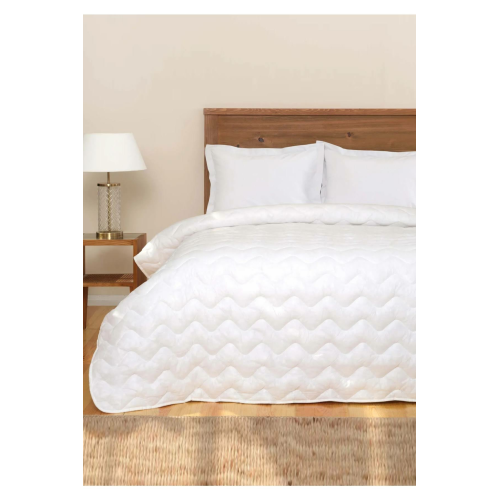 Karaca Home Ekotel Beyaz Tek Kişilik Suyolu Yıkanabilir Mevsimlik Ince Yorgan 155x215