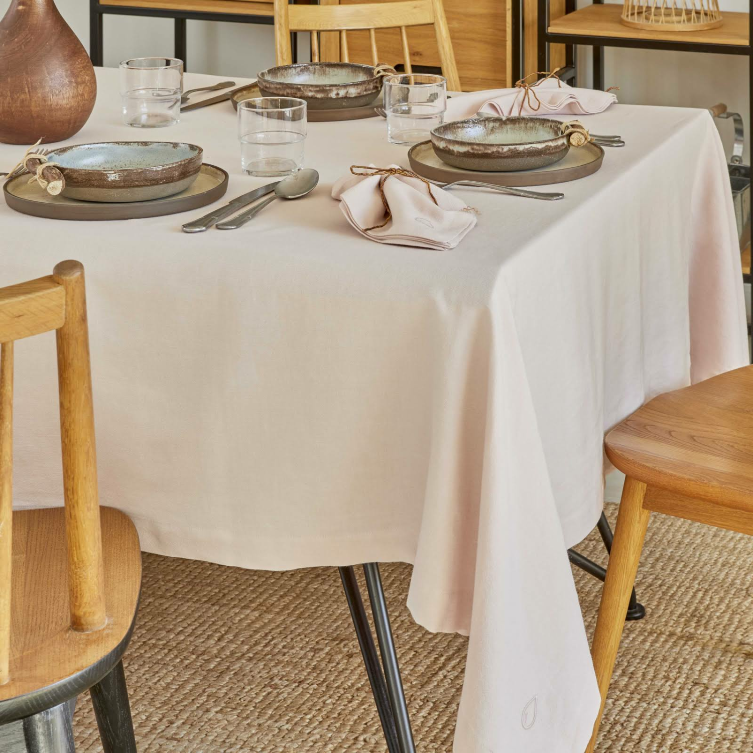 Karaca Home 4 Element Blush Masa Örtüsü 160x240 Cm