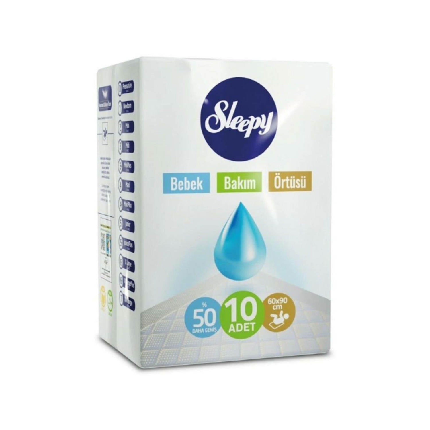 Sleepy Bebek Bakım Örtüsü 60 X 90 Cm 10 Adet