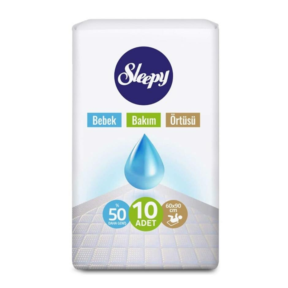 Sleepy Bebek Bakım Örtüsü 60 X 90 Cm 10 Adet